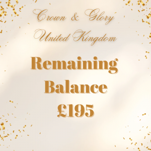 Crown & Glory UK - Remaining Balance